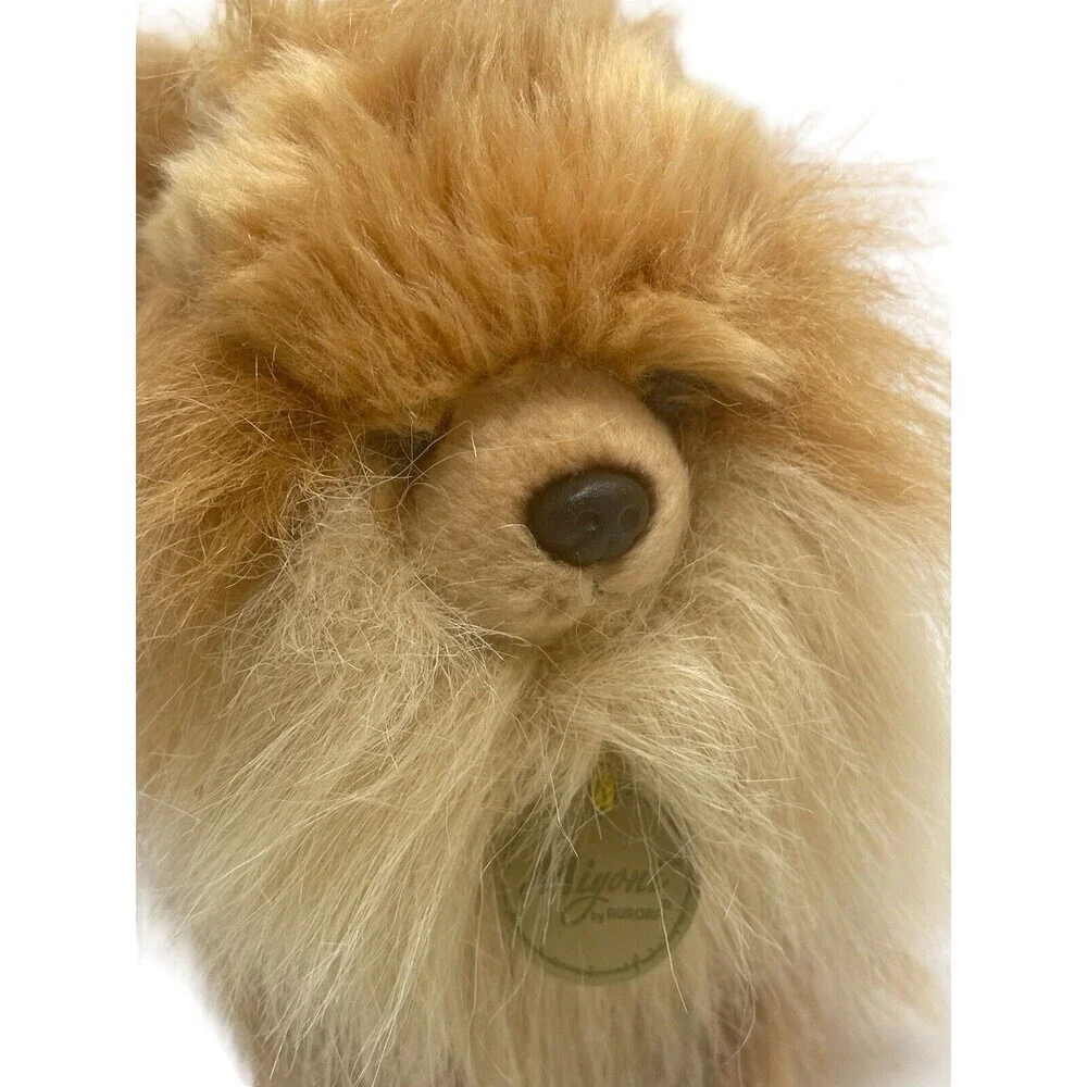 Miyoni by Aurora Stuffed * Tan Pomeranian Dog 10” EUC